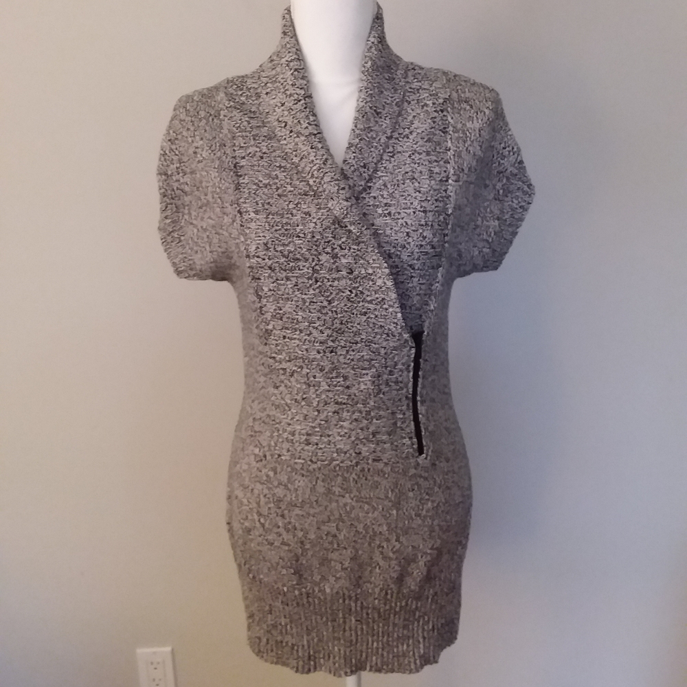 Candies Black/White Tweed Sweater Dress/Tunic